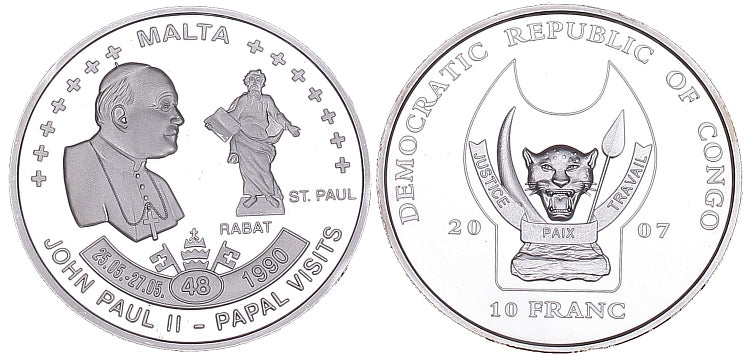 Kongo 10 F 2007 - pielgrzymka Malta