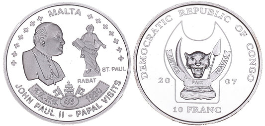 Kongo 10 F 2007 - pielgrzymka Malta
