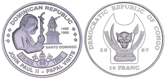 Kongo 10 F 2007 - pielgrzymka Dominikana