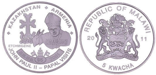Malawi 5 K 2011 - pielgrzymka Kazachstan, Armenia