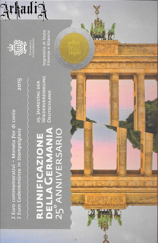 San Marino - 25 rocznica zjednoczenia Niemiec