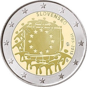 Słowacja - flaga Unii Europejskiej