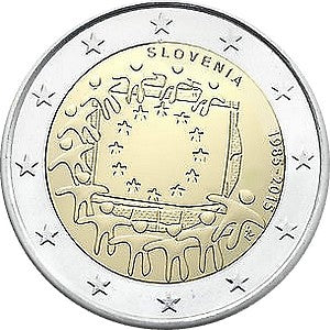 Słowenia - flaga Unii Europejskiej