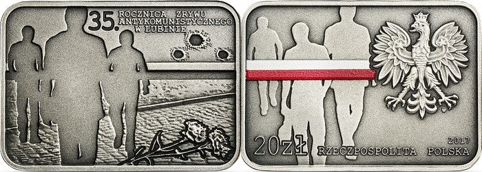 35 rocznica zrywu antykomunistycznego w Lubinie
