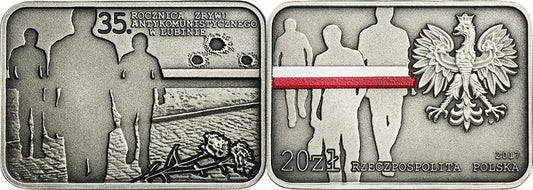 35 rocznica zrywu antykomunistycznego w Lubinie
